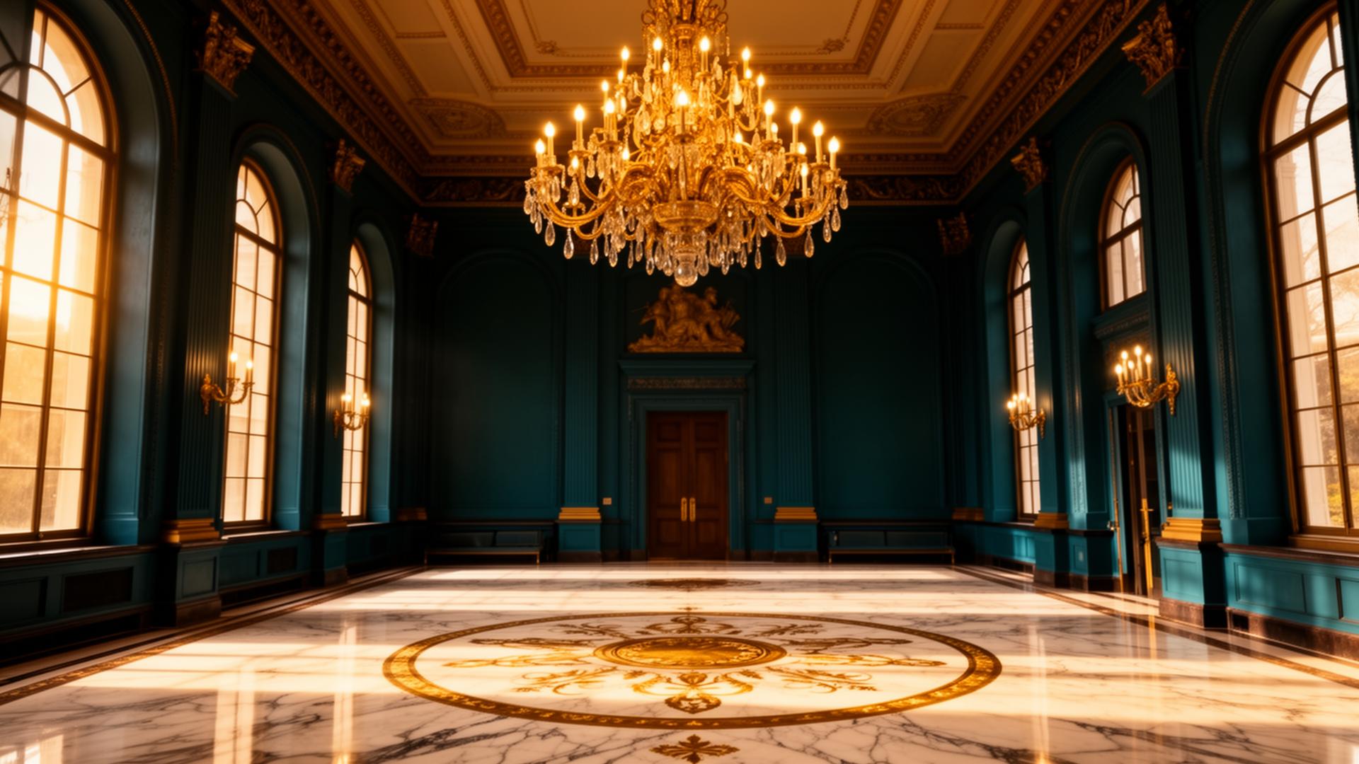 Luxury financial leadership hall